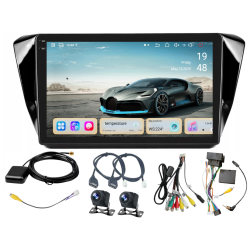 SKODA SUPERB 2015-2019 ANDROID GPS USB WIFI BLUETOOTH CARPLAY ANDROID AUTO 4GB 64GB MODEM SIM KAMERY QLED
